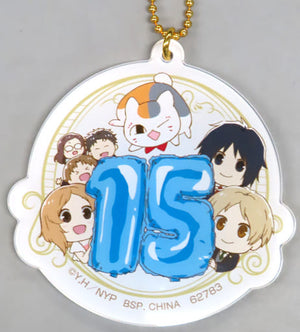 Nyanko-sensei, etc. Natsume's Book of Friends Ichiban Kuji Anime 15th Welcome to the Anniversary Party Acrylic Charms Prize G Charm [USED]