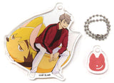 Osamu Miya Haikyu!! Acrylic Key Chain with Newly Drawn Motif JF2024 Ver. Jump Festa 2024 Limited Key Chain [USED]