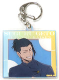 Suguru Getou Jujutsu Kaisen Newly Drawn Trading Aurora Acrylic Key Chain Kaigyoku Gyokusetsu JF2024 Ver. Jump Festa 2024 Limited Key Chain [USED]