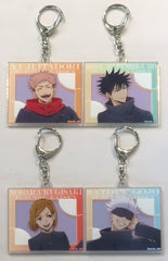 Satoru Gojo, etc. Jujutsu Kaisen Newly Drawn Trading Aurora Acrylic Key Chain Shibuya Incident JF2024 Ver. Jump Festa 2024 Limited All 4 Types Set Key Chain [USED]
