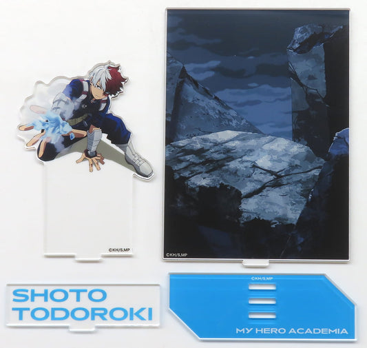 My Hero Academia Shoto Todoroki Acrylic Diorama My Hero Academia Ultra Animation Exhibition Limited Acrylic Stands [USED]