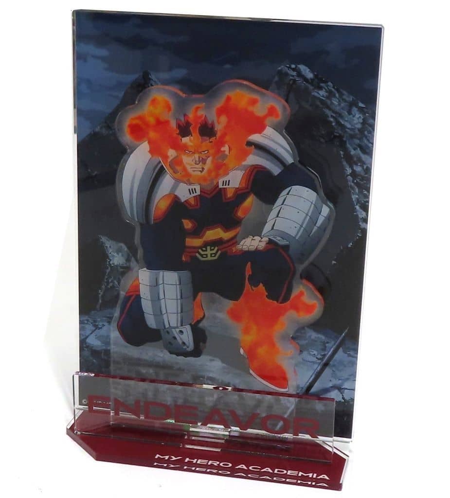 My Hero Academia Endevor Acrylic Diorama My Hero Academia Ultra Animation Exhibition Limited Acrylic Stands [USED]
