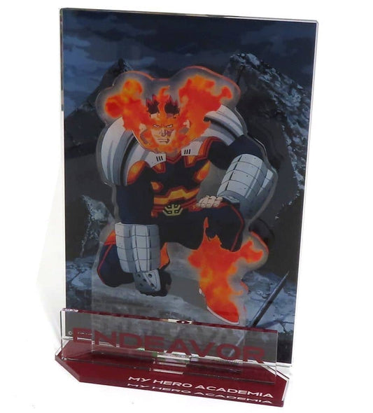 My Hero Academia Endevor Acrylic Diorama My Hero Academia Ultra Animation Exhibition Limited Acrylic Stands [USED]