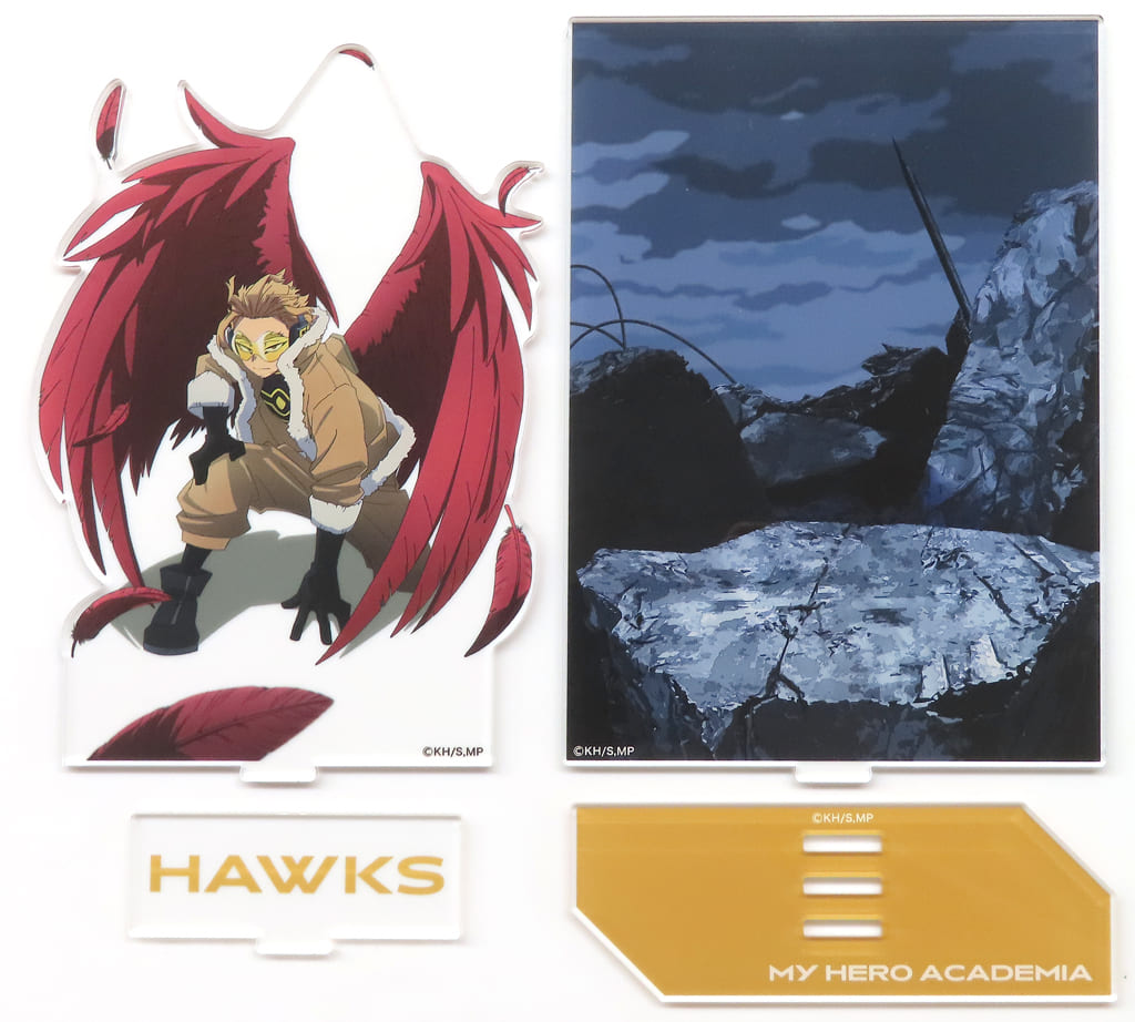My Hero Academia Hawks Acrylic Diorama My Hero Academia Ultra Animation Exhibition Limited Acrylic Stands [USED]