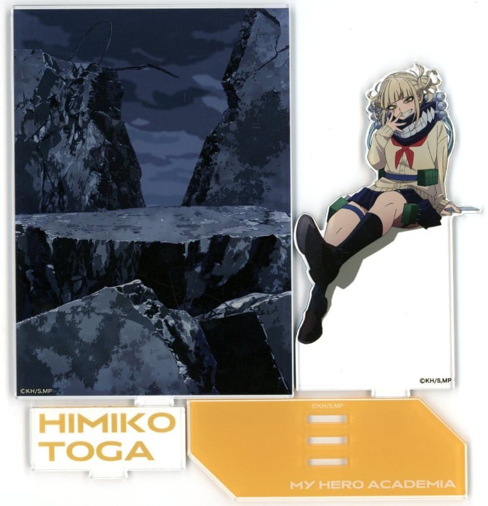 My Hero Academia Toga Himiko Acrylic Diorama My Hero Academia Ultra Animation Exhibition Limited Acrylic Stands [USED]
