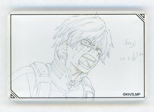 My Hero Academia Shoto Todoroki Acrylic Block My Hero Academia Ultra Animation Exhibition Limited Acrylic Stands [USED]