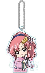 Lacus Clyne Mobile Suit Gundam Seed Freedom Gyugyutto Acrylic Key Chain Key Ring [USED]