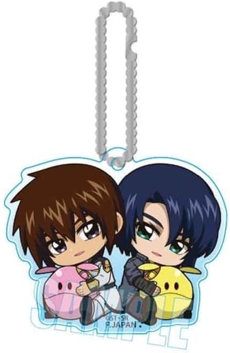 Qiluo Zhou Athrun Mobile Suit Gundam Seed Freedom Gyugyutto Acrylic Key Chain Key Ring [USED]