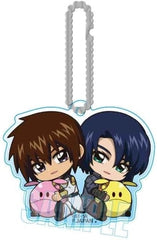 Qiluo Zhou Athrun Mobile Suit Gundam Seed Freedom Gyugyutto Acrylic Key Chain Key Ring [USED]