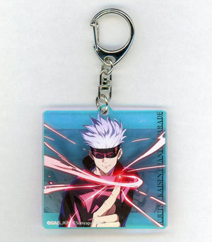 Satoru Gojo Jujutsu Kaisen Phantom Parade Acrylic Key Chain Genei Yako Honpo in Laforet Harajuku Limited Key Chain [USED]