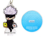 Satoru Gojo Jujutsu Kaisen Phantom Parade Chibi Chara Stand Acrylic Key Chain Genei Yako Honpo in Laforet Harajuku Limited Key Chain [USED]