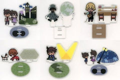 Shinichi Kudo, etc. Detective Conan Sega Lucky Kuji Memorial Cut Acrylic Stand with a Background Prize I All 6 Types Set Acrylic Stand [USED]