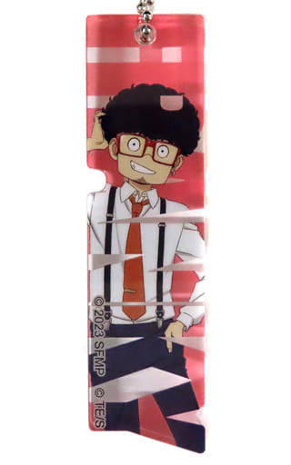 Franky Franklin Spy x Family Code: White Trading Name Key Chain Capcom Cafe Limited Key Chain [USED]