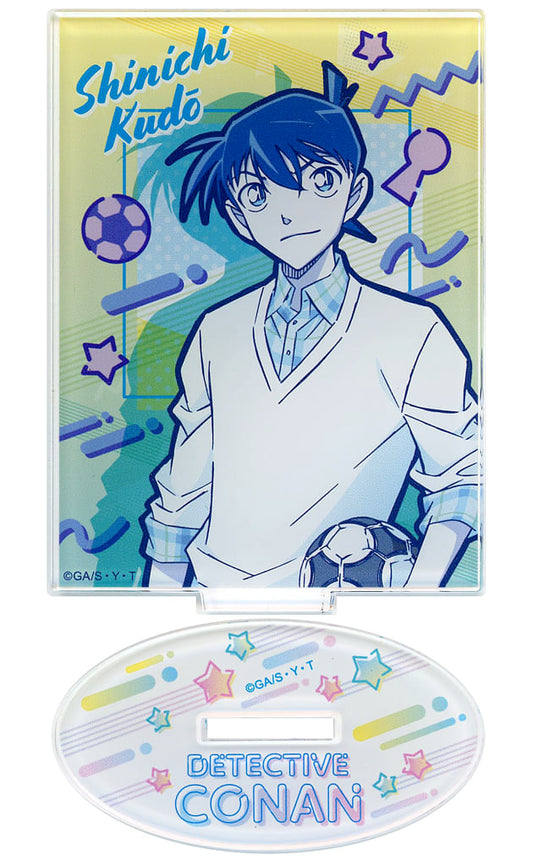 Shinichi Kudo Detective Conan Acrylic Stand Collection 80's Art Acrylic Stand [USED]