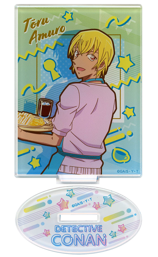 Toru Amuro Detective Conan Acrylic Stand Collection 80's Art Acrylic Stand [USED]