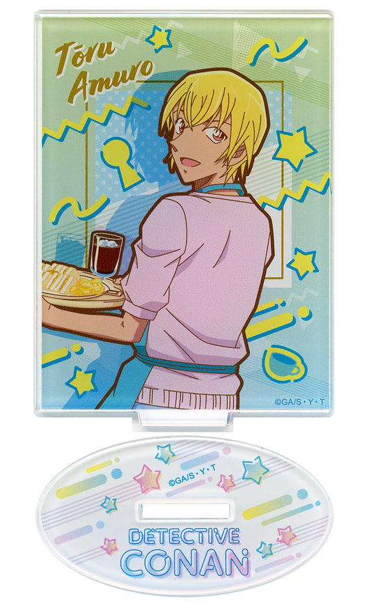 Toru Amuro Detective Conan Acrylic Stand Collection 80's Art Acrylic Stand [USED]
