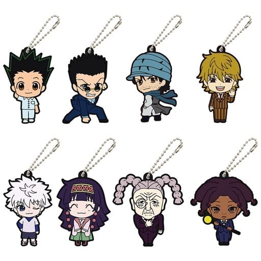 Ging Freecss, etc. Hunter x Hunter Capsule Rubber Mascot Vol.03 All 8 Types Set Key Chain [USED]