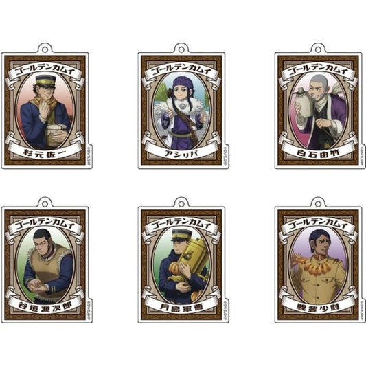 Saichi Sugimoto, etc. Golden Kamuy Acrylic Key Chain Collection All 6 Types Set Key Chain [USED]