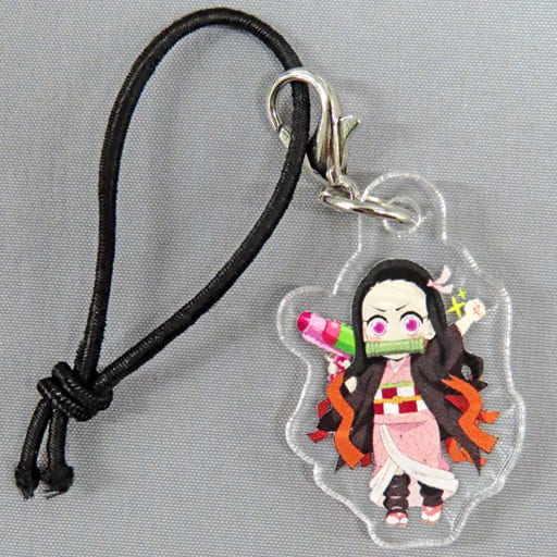 Nezuko Kamado Demon Slayer: Kimetsu no Yaiba Mini Acrylic Charms Toei Uzumasa Eigamura Kyoto no Oshigoto 4: Summer Special Water Training Limited Konpeito Bundled Items Charm [USED]