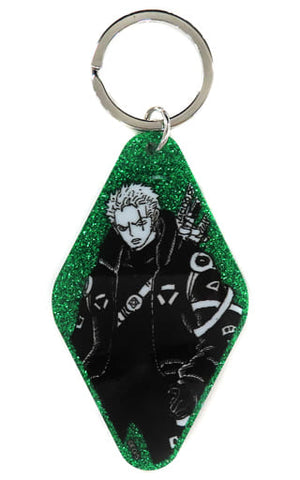 Roronoa Zoro One Piece Glitter Key Chain Collection Egg Head Key Chain [USED]