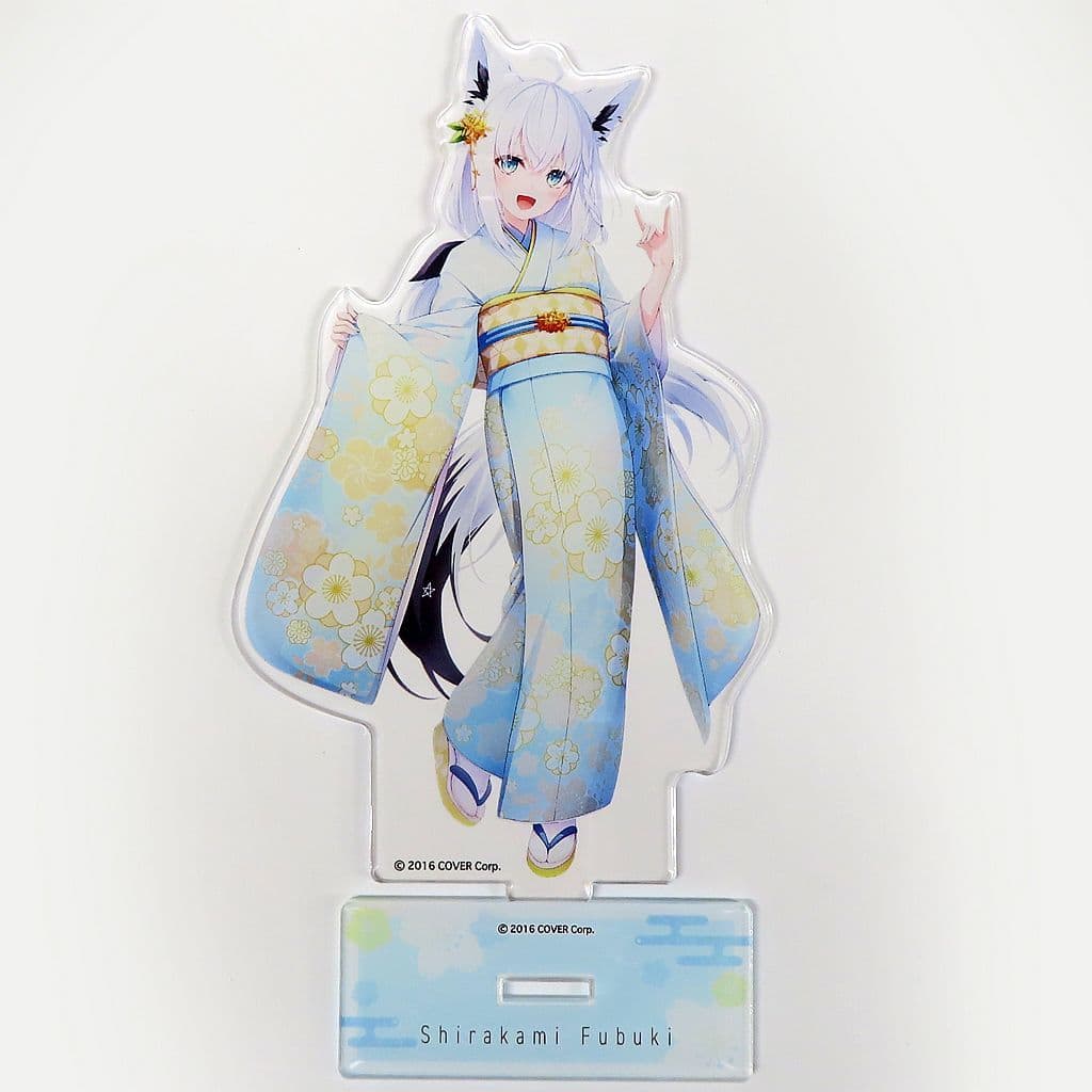 Shirakami Fubuki VTuber Hololive Acrylic Stand Holocal Kyoto Edition Exclusive Acrylic Stands [USED]