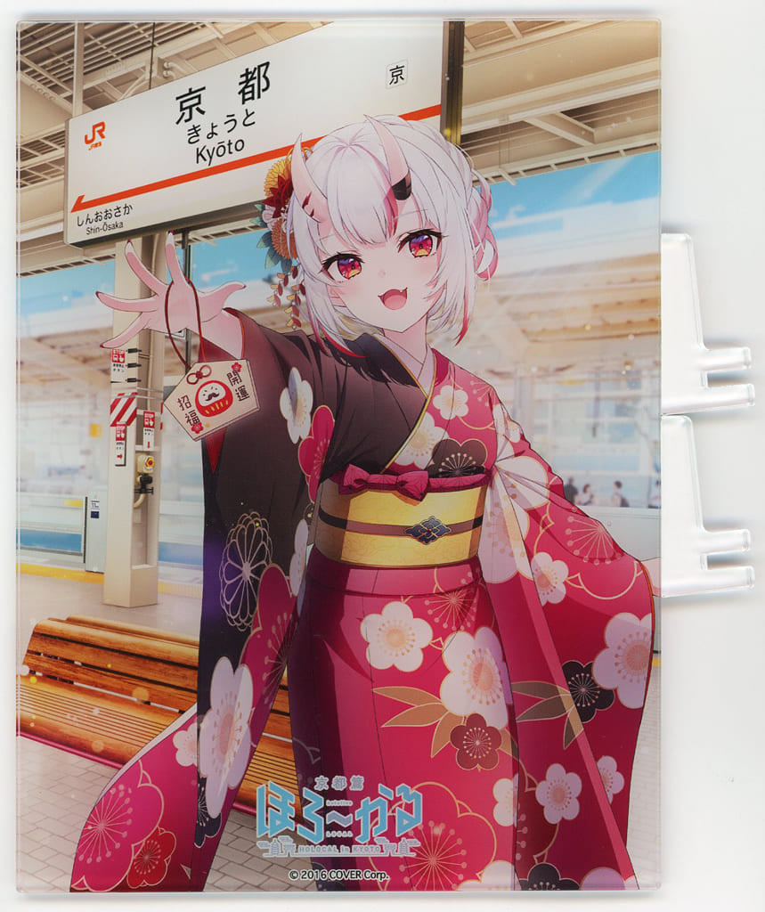 Nakiri Ayame VTuber Hololive Acrylic Panel Holocal Kyoto Edition Exclusive Acrylic Stands [USED]