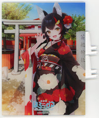 Ookami Mio VTuber Hololive Acrylic Panel Holocal Kyoto Edition Exclusive Acrylic Stands [USED]