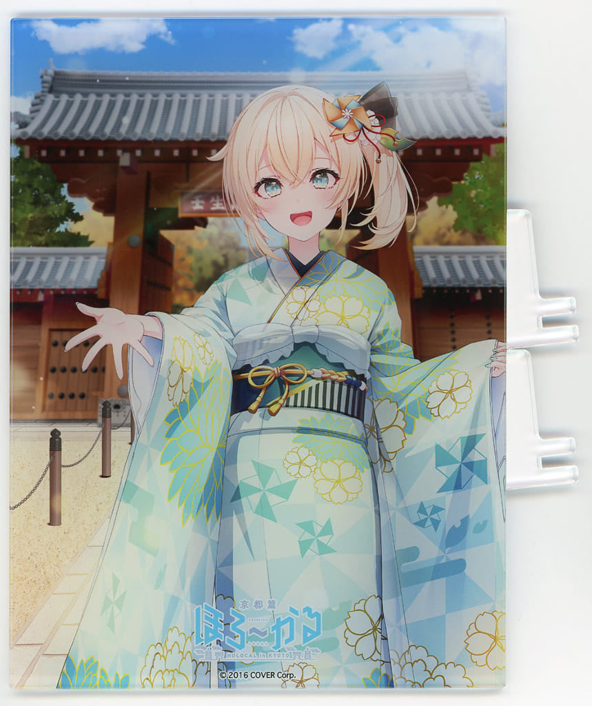 Kazama Iroha VTuber Hololive Acrylic Panel Holocal Kyoto Edition Exclusive Acrylic Stands [USED]