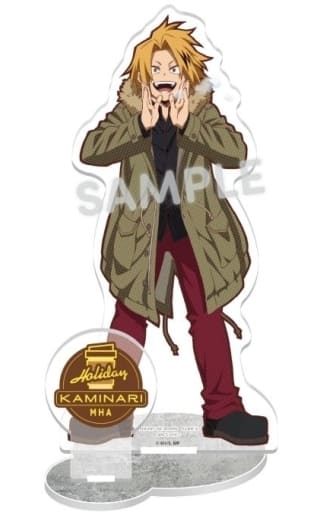 My Hero Academia Denki Kaminari Holiday Acrylic Stand Plate Acrylic Stands [USED]
