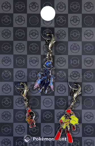 Charcadet Armarouge Ceruledge Pokemon National Pokedex Metal Charm Pokemon Center Limited Charm [USED]