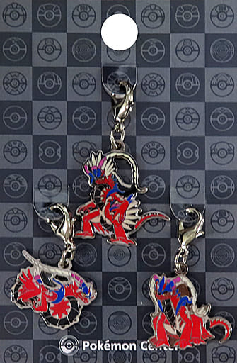 Koraidon Pokemon National Pokedex Metal Charm Pokemon Center Limited Charm [USED]