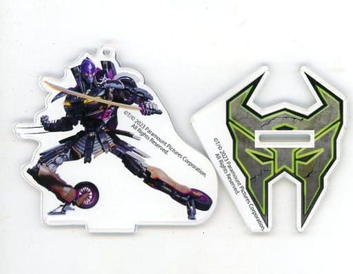Night Bird Transformers Trading Acrylic Stand Key Chain Transformers Beast Awakening Dish Up Limited Key Chain [USED]