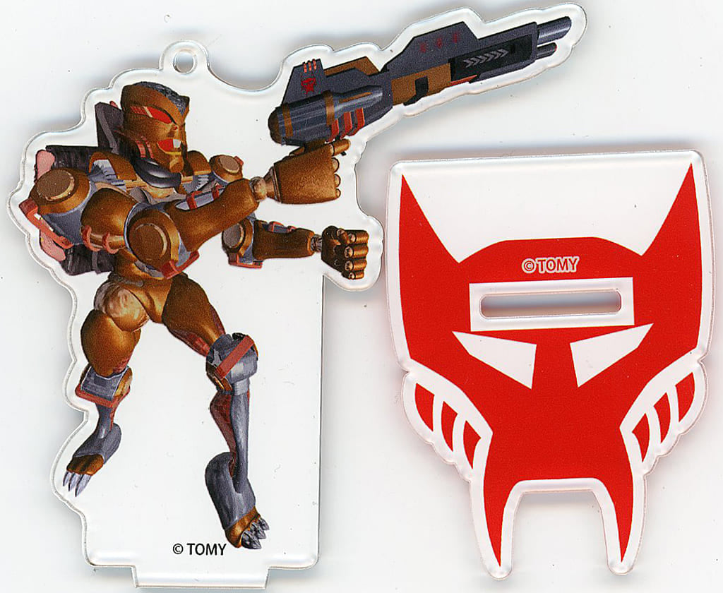 Rattle Transformers Trading Acrylic Stand Key Chain Beast Wars Cho Seimeitai Transformers Dish Up Limited Key Chain [USED]