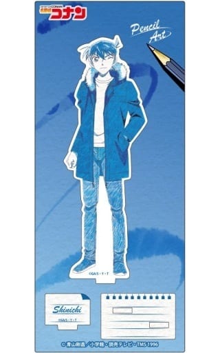 Shinichi Kudo Detective Conan Pencil Art Acrylic Stand Collection Vol.5 Acrylic Stand [USED]