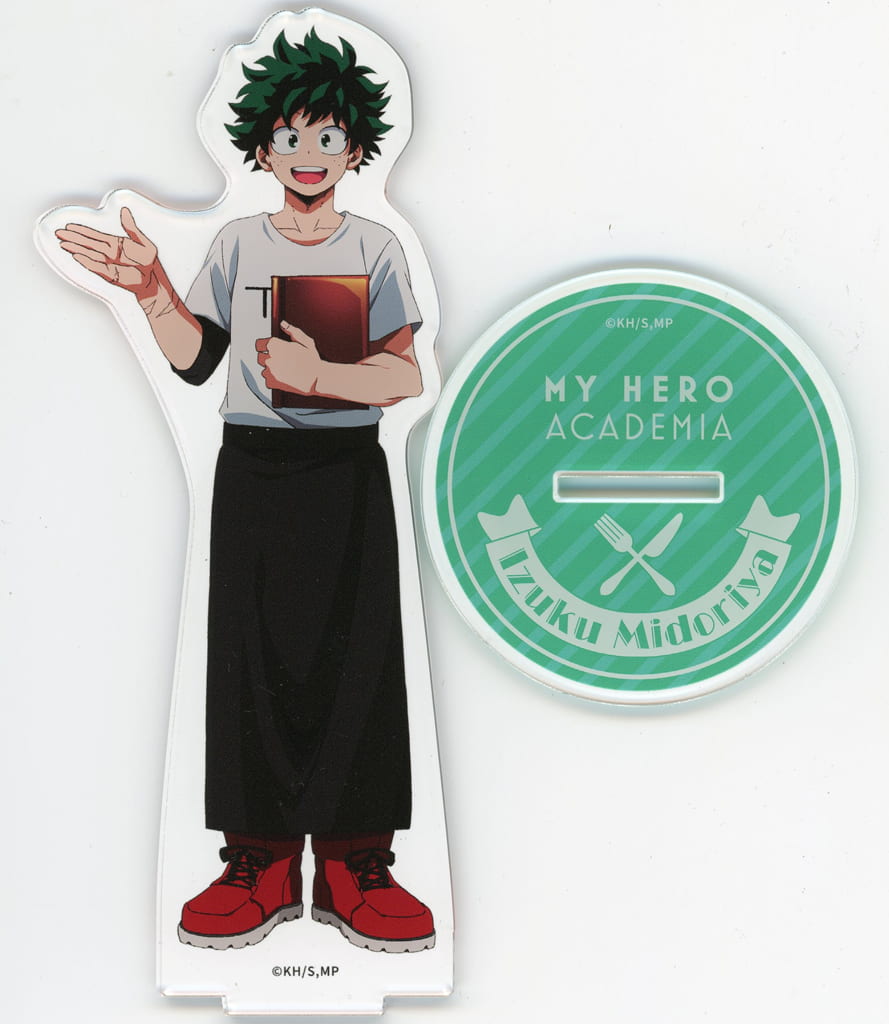 My Hero Academia Izuku Midoriya Original BIG Acrylic Stand Tower Records Cafe 2023 Limited Acrylic Stands [USED]