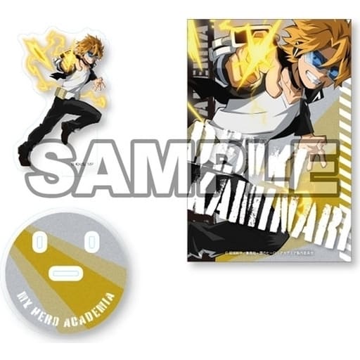 My Hero Academia Denki Kaminari Acrylic Stand with Background Postcard Acrylic Stands [USED]