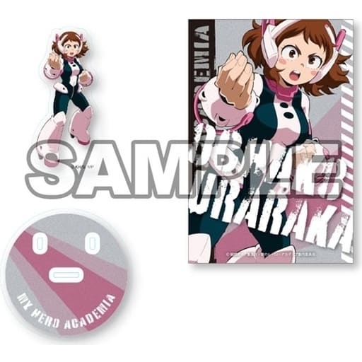 My Hero Academia Ochaco Uraraka Acrylic Stand with Background Postcard Acrylic Stands [USED]
