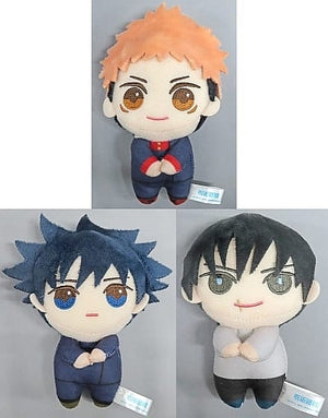 Yuji Itadori, etc. Jujutsu Kaisen: Shibuya Incident Pyokotomo Mascot Vol.2 EX All 3 Types Set Key Chain [USED]