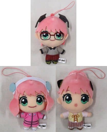 Anya Forger SPY x FAMILY Anya Collection Mascot All 3 Types Set Key Chain [USED]