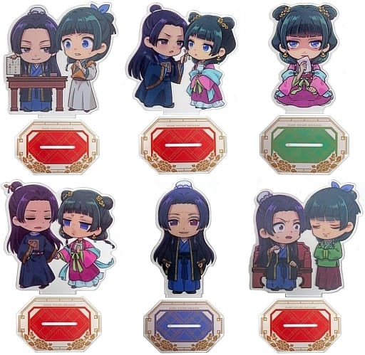 Maomao, etc. The Apothecary Diaries Expression-Changing Acrylic Stand All 6 Types Set Acrylic Stand [USED]