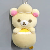 Korilakkuma Rirakkuma Oden ni Narikiri Mascot Key Chain Key Ring [USED]