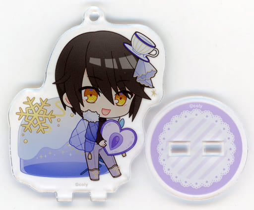 White Promise of Wizard Trading Acrylic Stand Key Chain Dream on the Cake Ver. Group B animate cafe Limited Key Chain [USED]