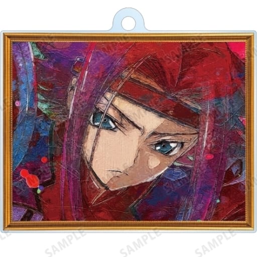 Karen Kouzuki Code Geass: Lelouch of the Rebellion Trading Grunge Canvas Acrylic Key Chain Key Chain [USED]