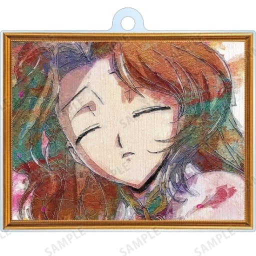 Nunnally vi Britannia Code Geass: Lelouch of the Rebellion Trading Grunge Canvas Acrylic Key Chain Key Chain [USED]