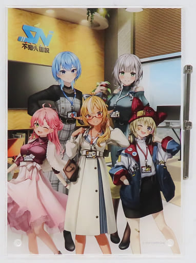 Flare Shiranui, etc. VTuber Hololive Acrylic Art Board Tree Village Holotree 2023 Shiranui Construction Building Tour Exclusive Acrylic Stands [USED]