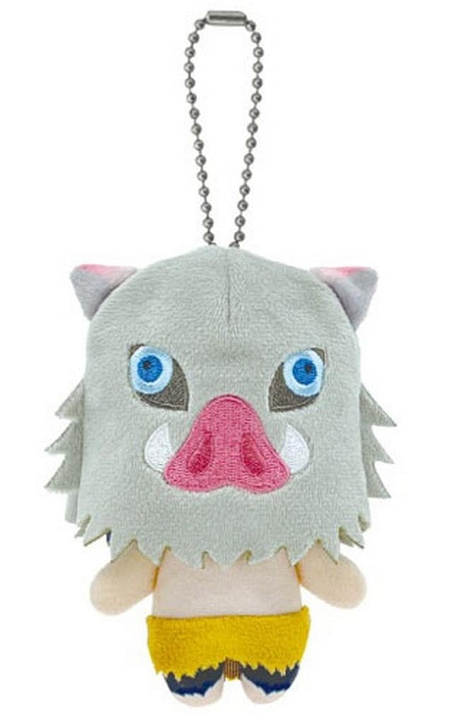 Inosuke Hashibira Demon Slayer: Kimetsu no Yaiba Chibinui Mascot Key Chain [USED]