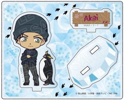 Shuichi Akai Chibi Penguin Ver. Detective Conan Acrylic Stand Acrylic Stand [USED]