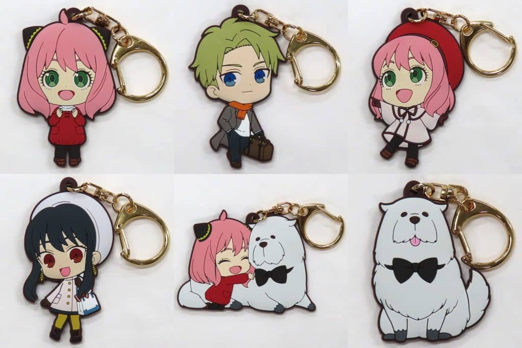 Yor Forger, etc. Spy x Family Code: White Rubber Charm Collection Theater Limited All 6 Types Set Charm [USED]