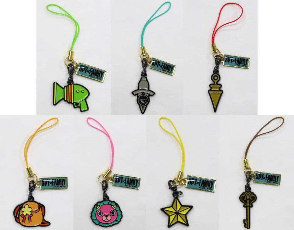 Chimera-san, etc. Spy x Family Code: White Metal Charm Collection Theater Limited All 7 Types Set Charm [USED]
