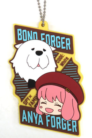 Anya Forger Bond Forger Gray X Yellow Spy x Family Code: White Ichiban Kuji Charm Rubber Collection Prize G Charm [USED]